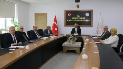 Amasya'da eğitim-öğretim çalışmaları istişare edildi