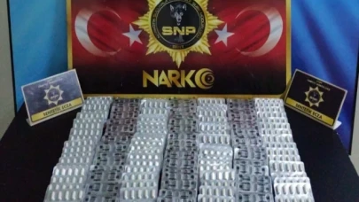 Bin 443 uyuşturucu hap ele geçirildi