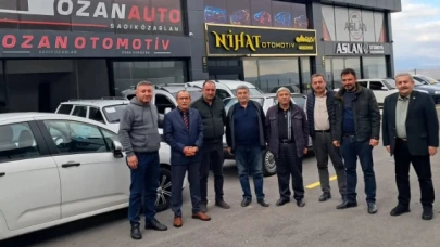 Caba ve yönetiminden Oto Galericiler Sitesi'ne ziyaret