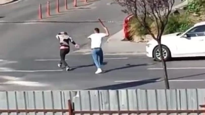 Cadde ortasında alacak verecek kavgası