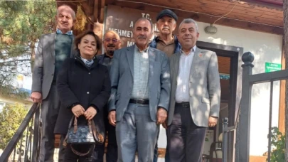 CHP heyetinden muhtarlara ziyaret