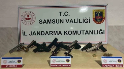 Düğünde silahla havaya ateş açan 6 kişi jandarma tarafından yakalandı