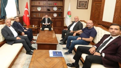 Karaaslan ve OSB yönetiminden Vali Bakan'a ziyaret