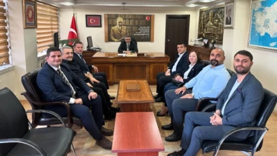 Karagöz’den Kaymakam Karaaslan’a ziyaret