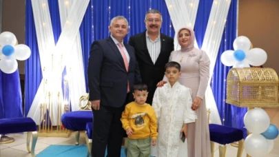 Kargı, çalışma arkadaşını mutlu gününde yalnız bırakmadı