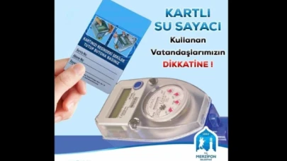 Kartlı Su Sayacı Kullanan Vatandaşların Dikkatine!