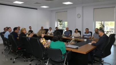 Katipoğlu, birim şefleri ile bir araya geldi