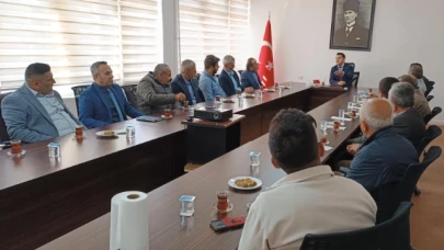 Kaymakam Kartal muhtarları misafir etti