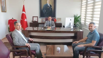 Kazandır'dan Kaymakam Kartal'a ziyaret