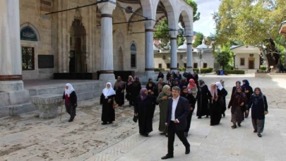 Köylü kadınlardan Amasya'da tarih turu: Müzeleri ilk defa gezdiler