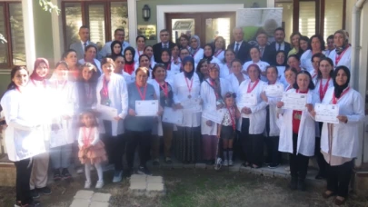 Merzifon'da 48 üretici kadın sertifika aldı