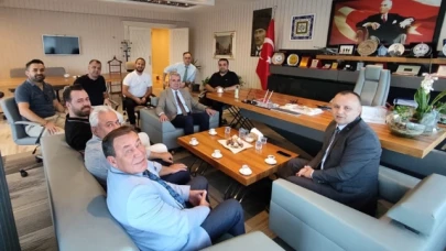 Merzifon TSO Başkan Sevindi'yi ağırladı