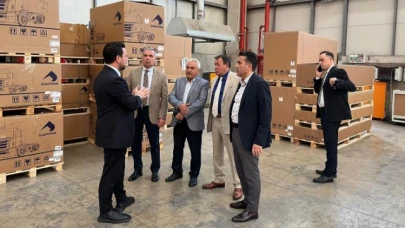 Merzifon TSO'dan Samsun Lojistik Merkezi'ne ziyaret