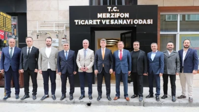 Merzifon TSO Vali Bakan'ı misafir etti