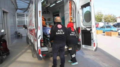 Pazar yerinde bıçaklı kavga: 1 yaralı
