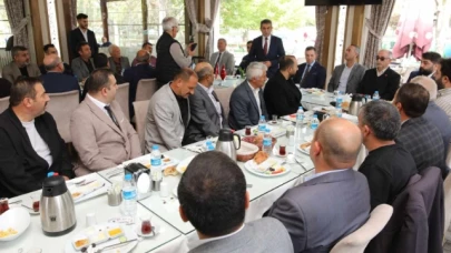 Suluova'da muhtarlar kahvaltıda buluştu