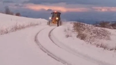 107 köy yolundan 74'ü ulaşıma açıldı!
