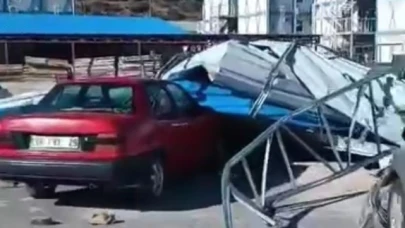 Akkuyu NGS işçilerinin kaldığı bölgede çatılar uçtu: 1 ölü, 1 yaralı