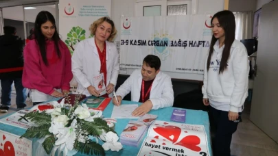 Amasya'da organ bağışı standı açıldı