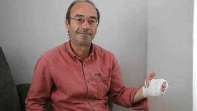 Amasya'da veteriner hekime köpek saldırdı