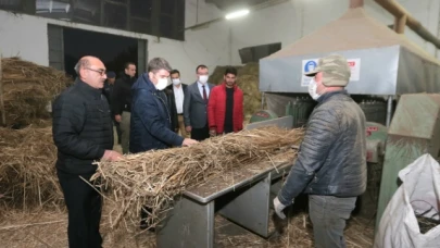 Bakan, Gümüşhacıköy'de incelemelerde bulundu