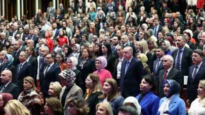 Cumhurbaşkanı Erdoğan: "Her türlü insan hakkı ihlalini görmezden gelenlerin meselesi asla kadınların hak ve hukuku, özgürlüğü olamaz"