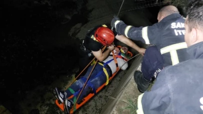 Dereye uçan otomobilde can pazarı: 1 ölü, 1 yaralı