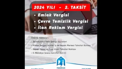 Emlak, çevre ve reklam vergi ödemeleri başladı!