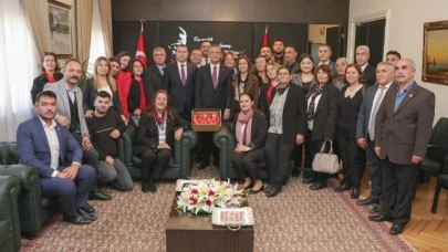Gümüşhacıköy heyeti Grup Toplantısı'na Katıldı