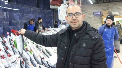 Kar balığa yaradı