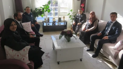 Karaaslan'dan şehit ve gazi ailelerine ziyaret