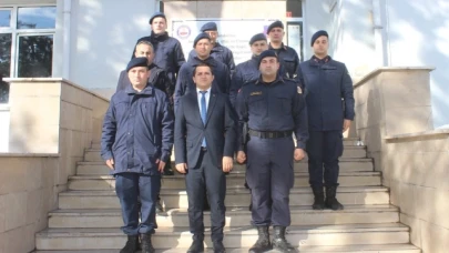 Kartal'dan İlçe Jandarma Komutanlığı'na denetim