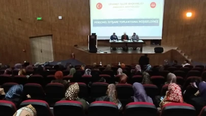 Kasım Ayı Personel İstişare Toplantısı Gerçekleştirildi