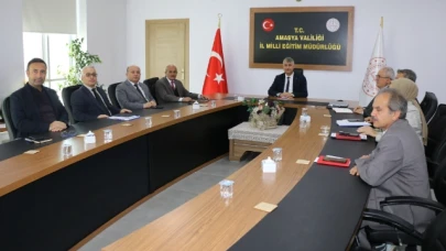 Katipoğlu başkanlığında birim amirleri toplantısı yapıldı
