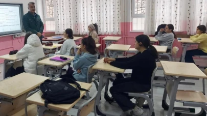 Katipoğlu, Ziyaret Ortaokulu'nu ziyaret etti