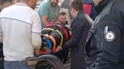 Kontrolden çıkan, otomobil sitenin bahçesine uçtu : 1 yaralı