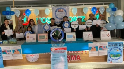 Merzifon'da vatandaşlar diyabete karşı bilgilendirildi