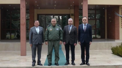 Merzifon TSO'dan Üs Komutanı Serin'e Ziyaret
