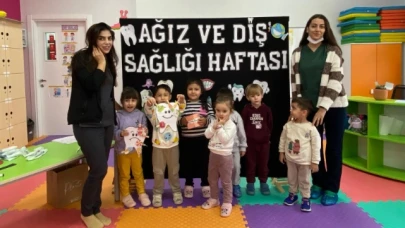Minik Öğrencilere Diş Sağlığı Eğitimi Verildi