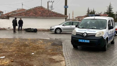 Otomobil elektrikli bisiklet ile çarpıştı: 1 yaralı