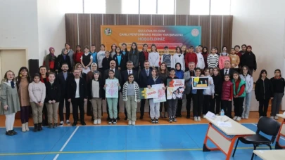 Suluova'da canlı performans resim yarışması düzenlendi