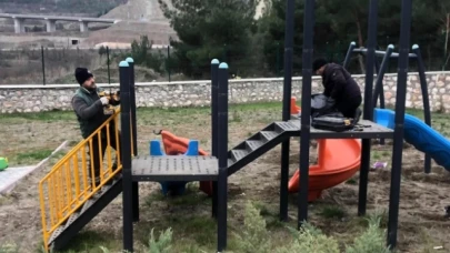 Amasya Belediyesi Parkları Yeniliyor