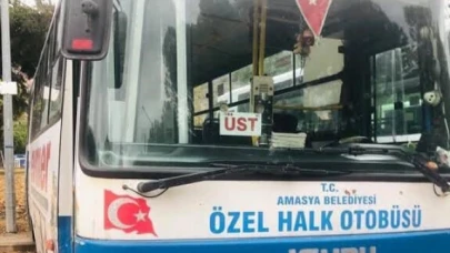 Amasya'da yolcusunu son durağa götürmeden indiren halk otobüsü şoförüne 2 bin TL ceza