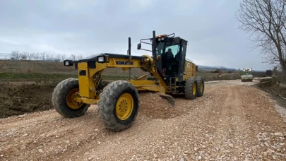 Asfalt öncesi altyapı çalışmaları devam ediyor