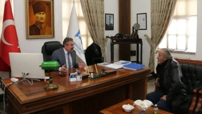 Başkan Kargı misafirlerini ağırladı