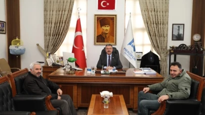 Başkan Kargı misafirlerini ağırladı