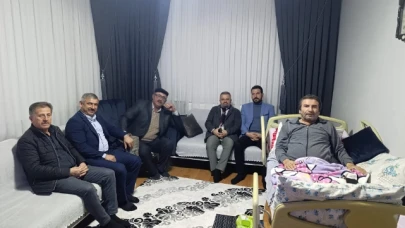 Başkan Keleş, geçmiş olsun ziyaretlerinde bulundu