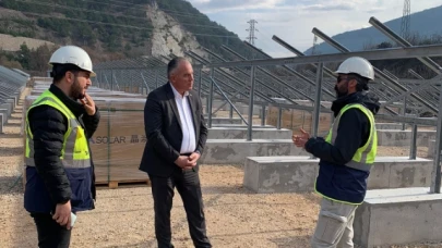 Başkan Özalp, GES Santralini gezdi