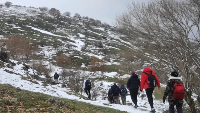 Doğaseverler Kışın Tadını Çıkardı