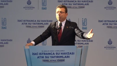 İBB Başkanı İmamoğlu: "İstanbul'un bir başka sorunu, batıya karşı yani size yakın olan Trakya tarafı İstanbul'un suyunun üçte ikisini harcıyor"